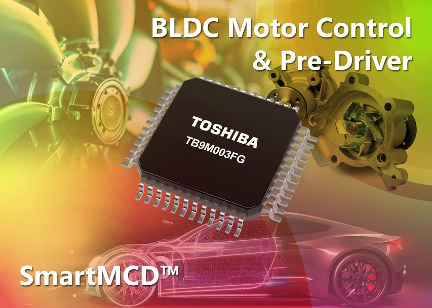 Toshiba lance un circuit intégré de commande de moteur amélioré avec un microcontrôleur et un pilote de grille intégrés pour un contrôle moteur efficace et précis